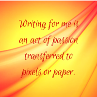 writing is an act of passion